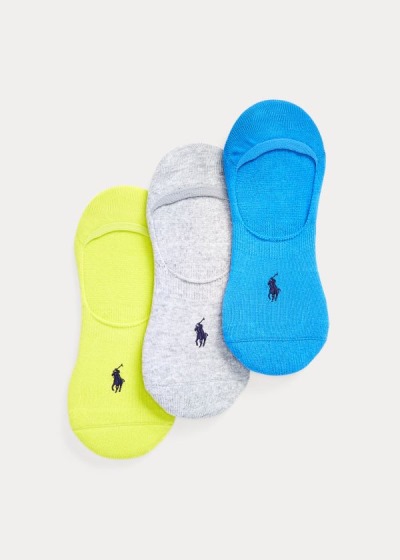 Men's Polo Ralph Lauren Sneakers Liner 3-Pack Socks | 871052BTJ